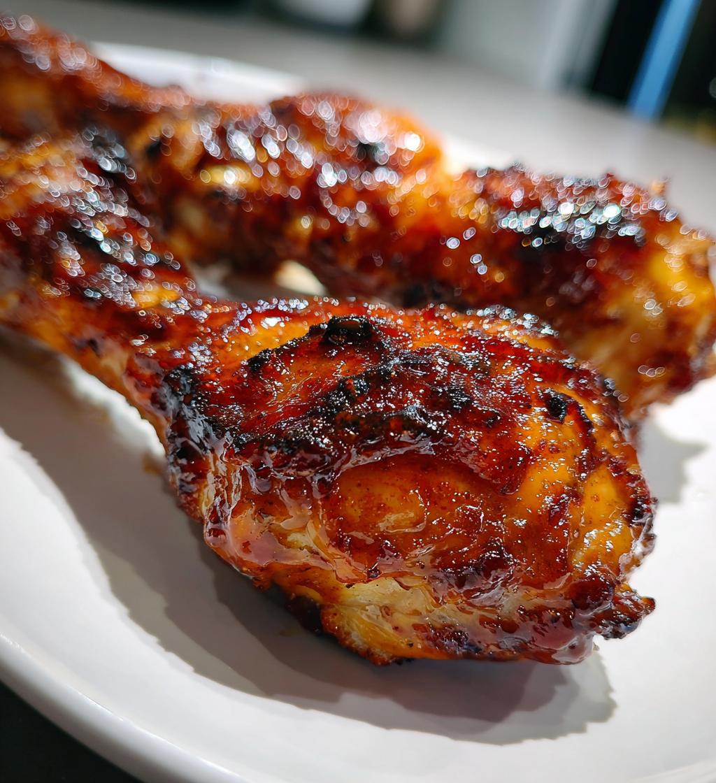 15 minute air fryer bbq chicken drumsticks