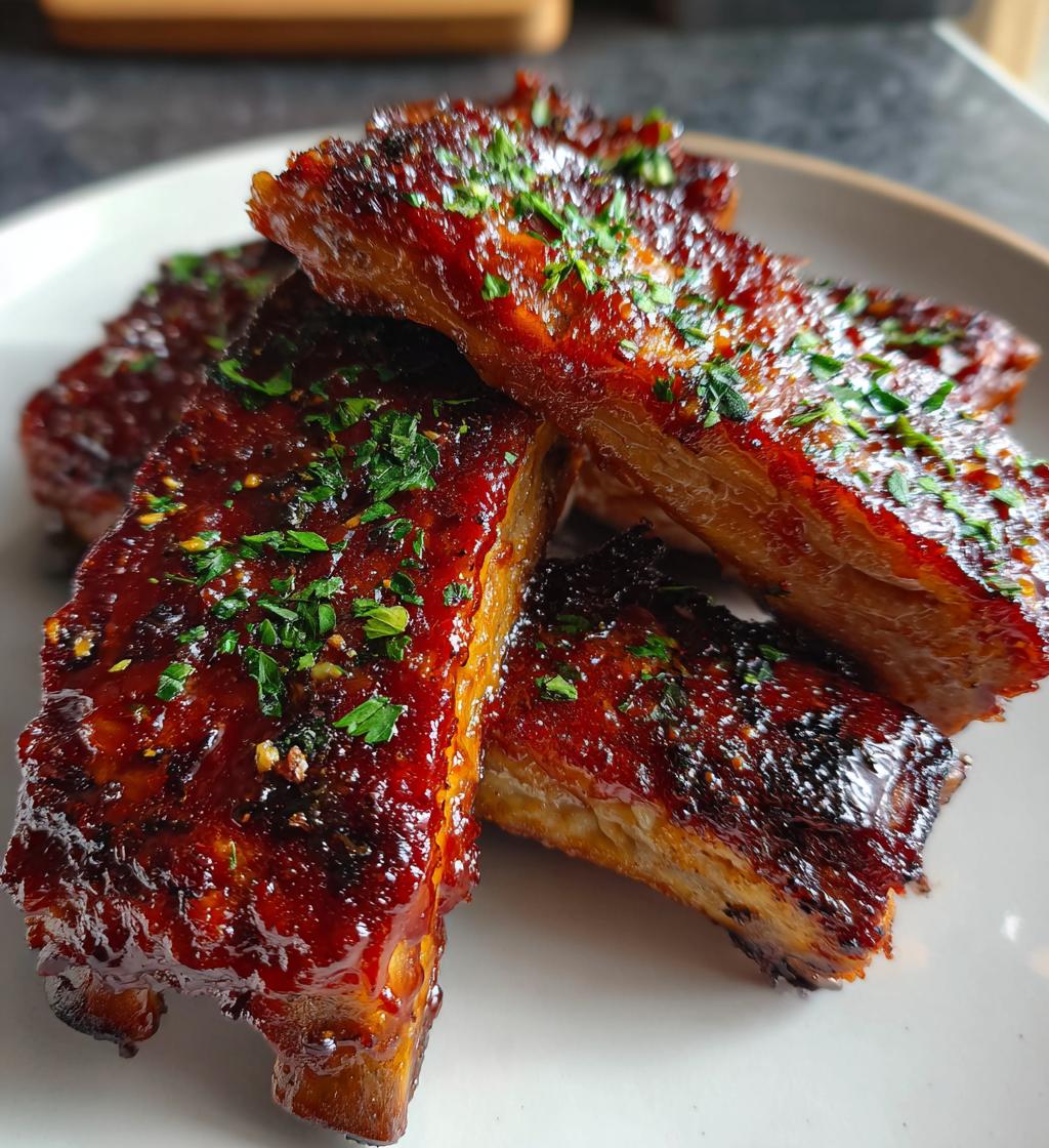 15 minute air fryer bbq ribs