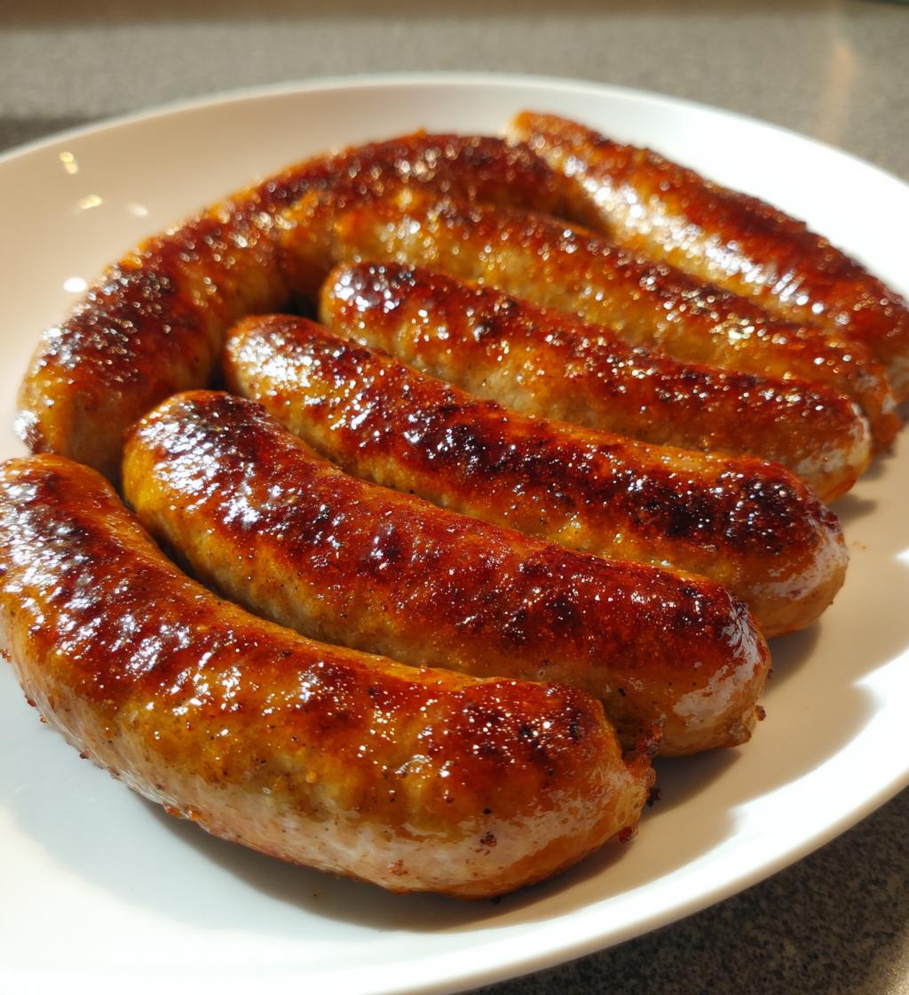 15 minute air fryer breakfast sausages recipe