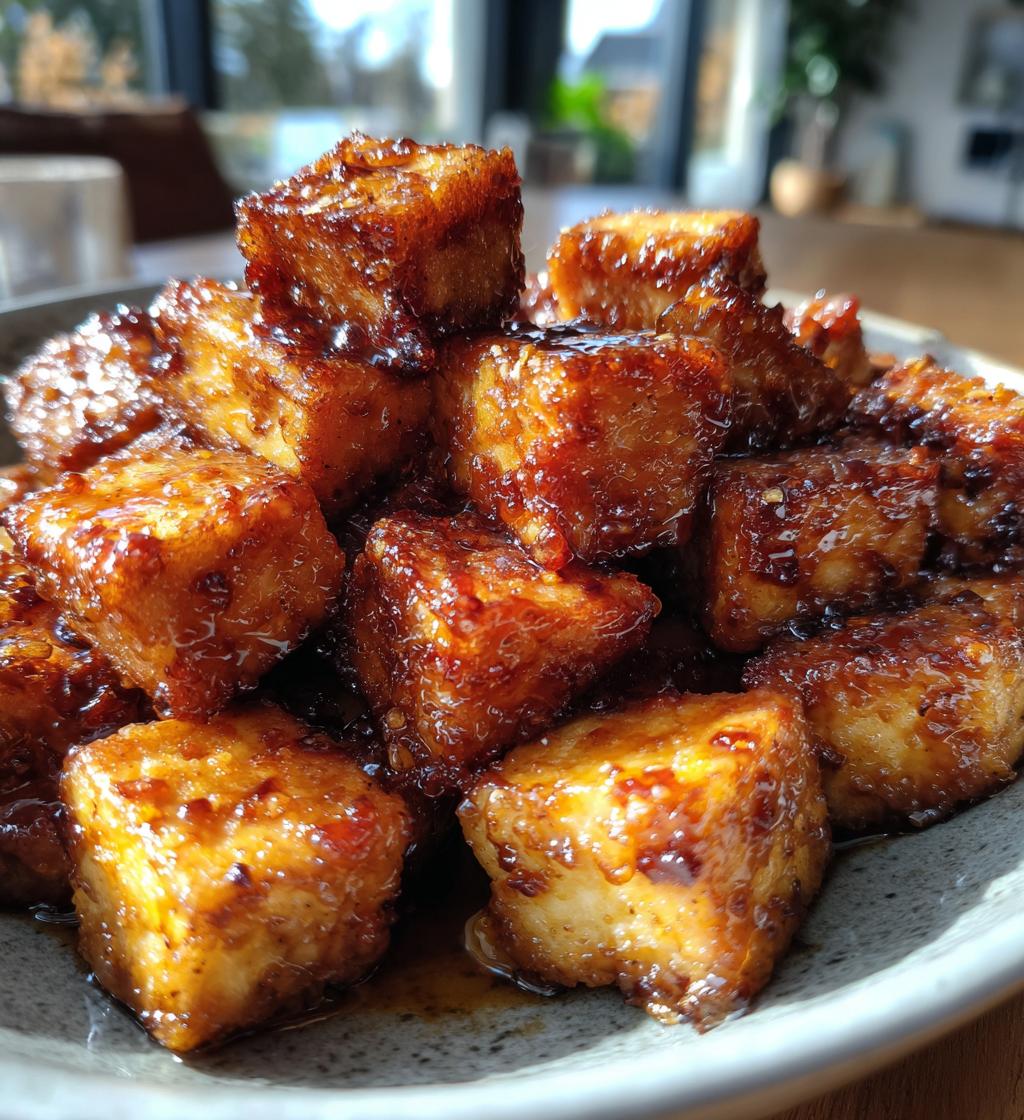 15 minute air fryer crispy tofu - detail 1