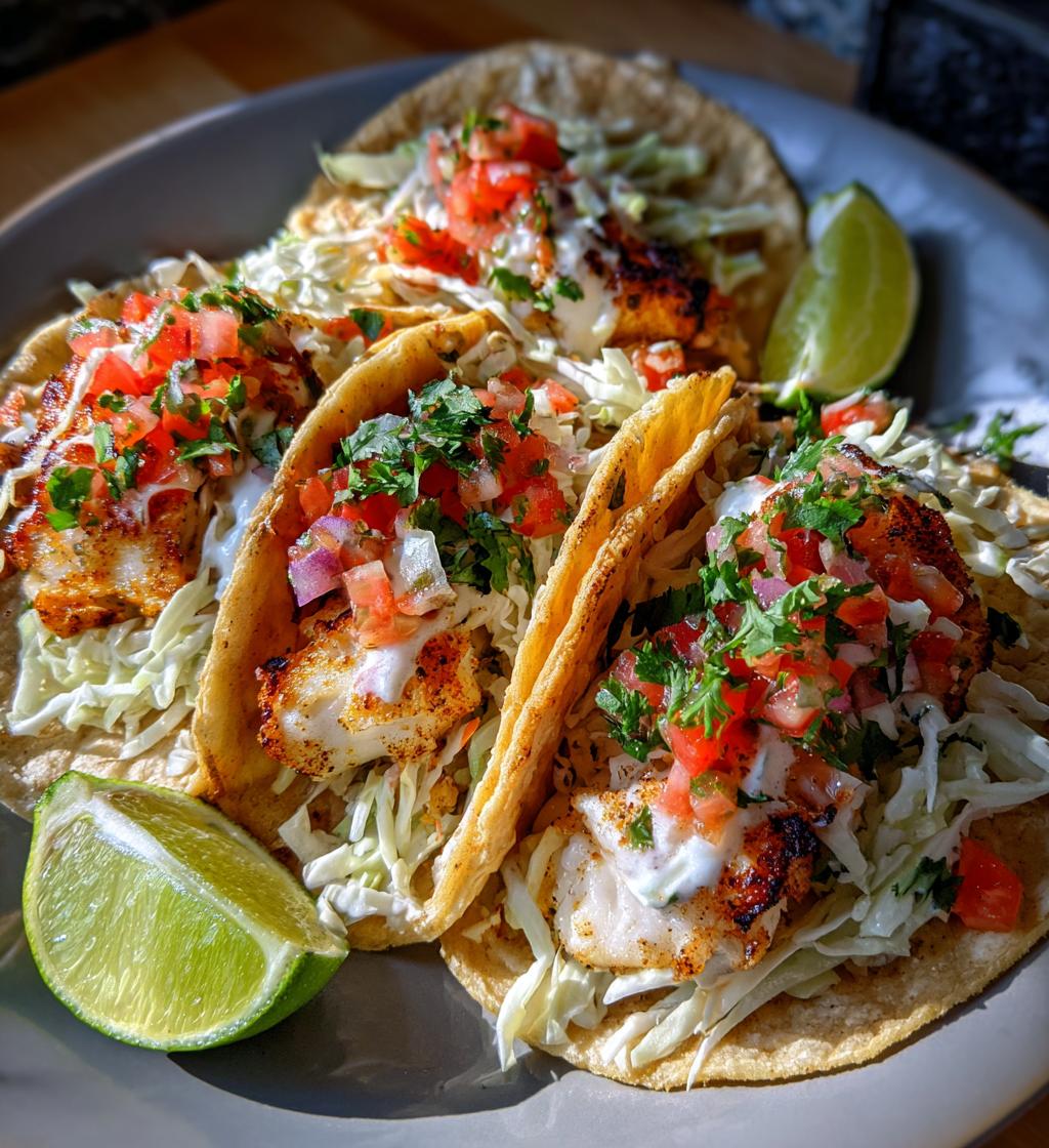 15 minute air fryer fish tacos - detail 1