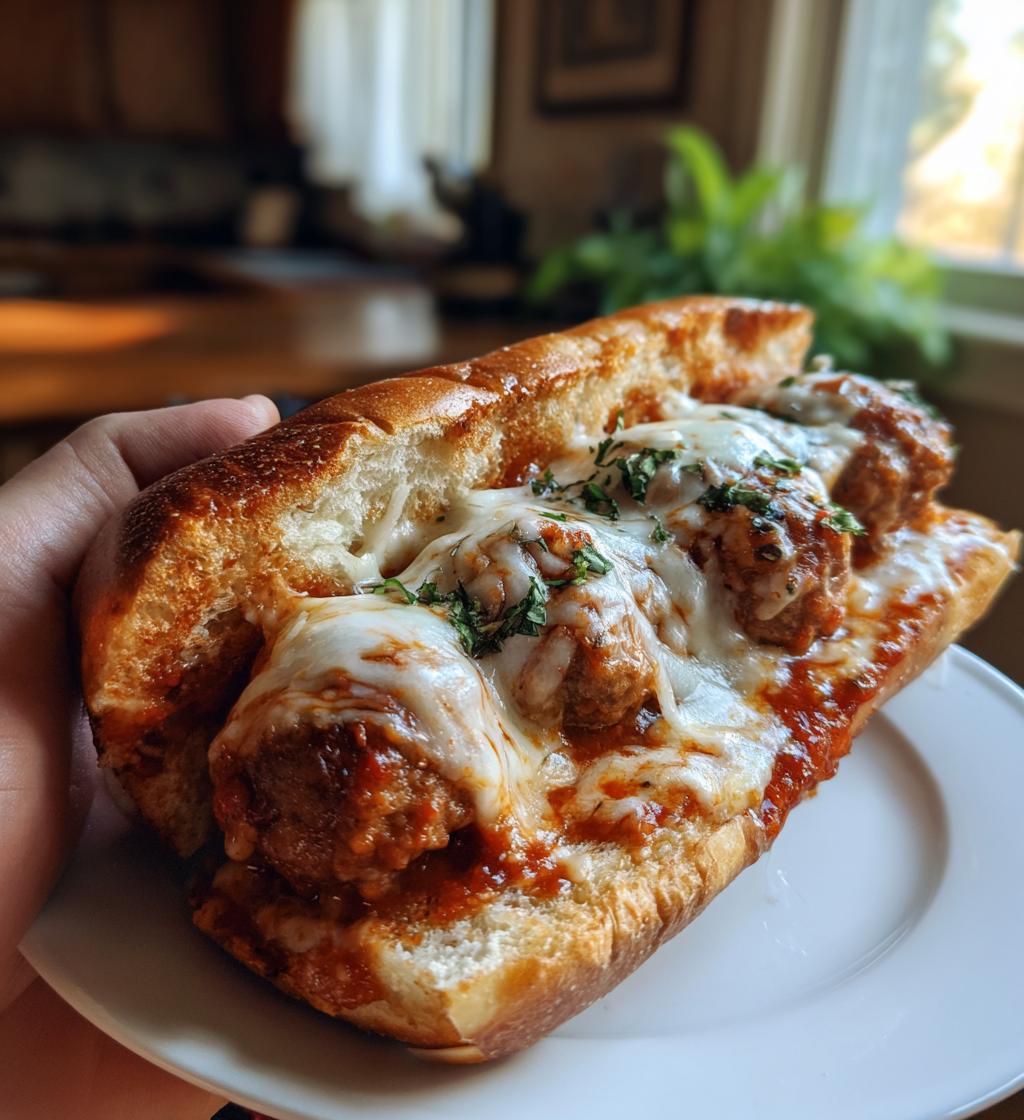 15 minute air fryer meatball subs - detail 1