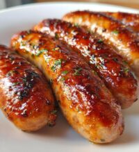 15 minute air fryer pork sausages