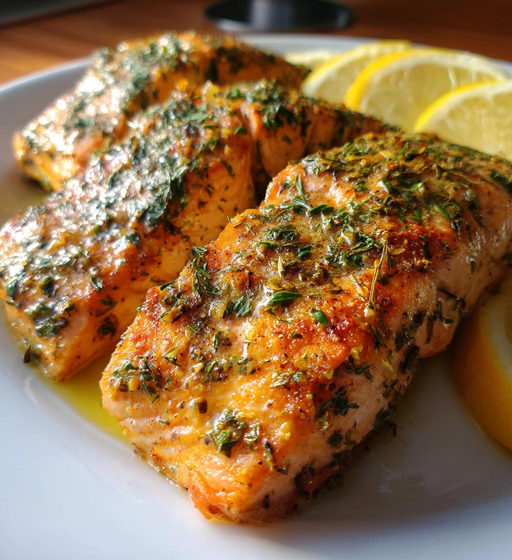 15 minute air fryer salmon fillets - detail 1