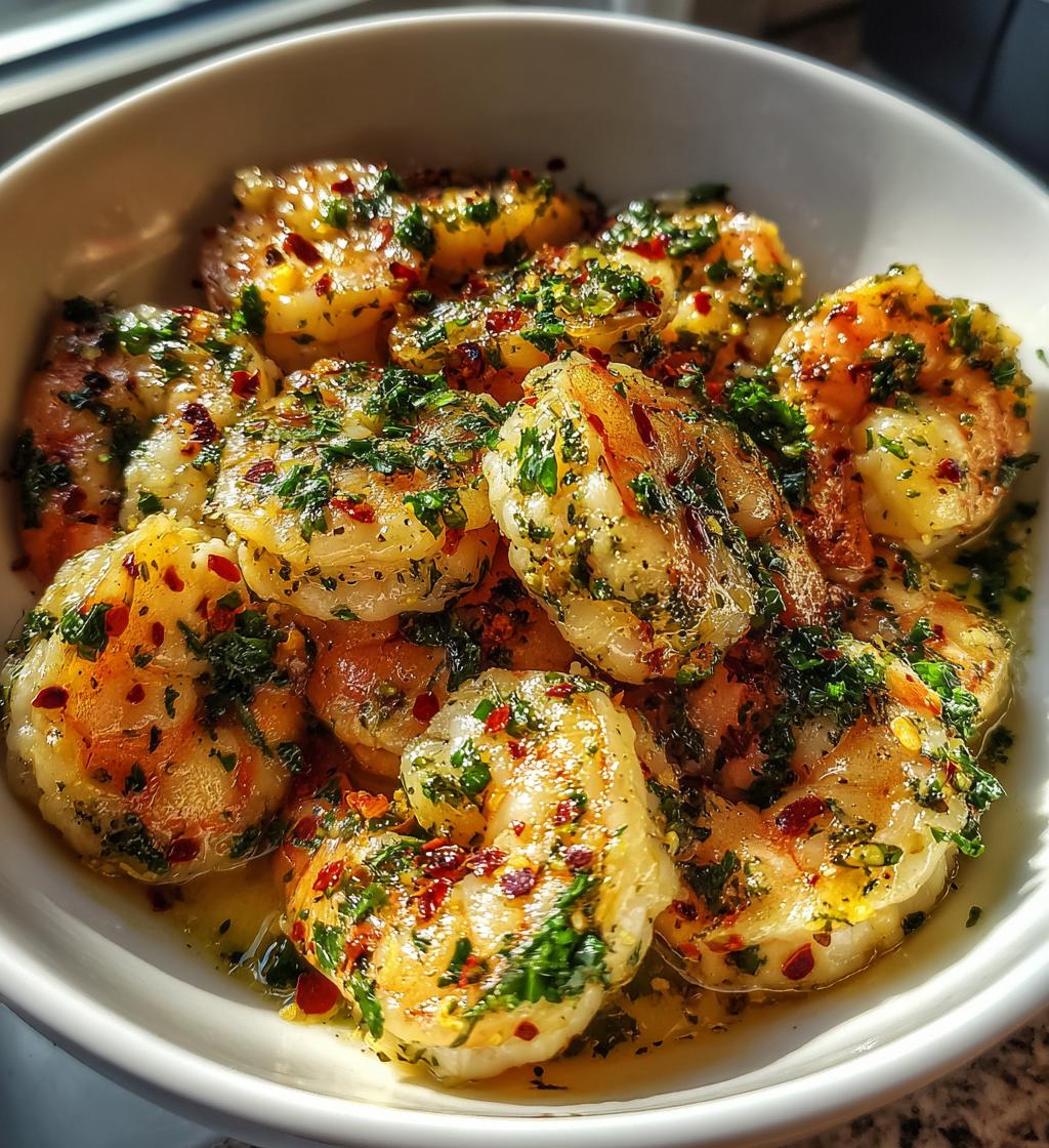 15 minute air fryer shrimp scampi recipe - detail 1