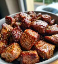 15 minute air fryer steak bites