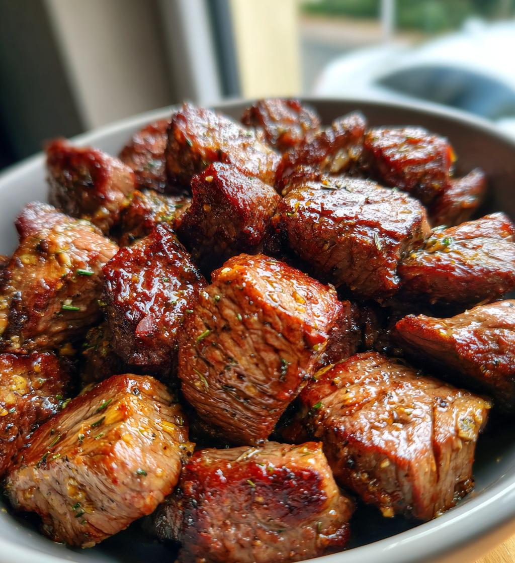15 minute air fryer steak bites