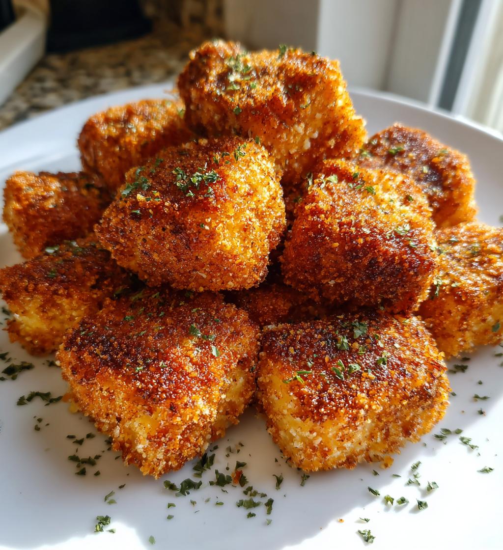 15 minute air fryer tofu nuggets - detail 1