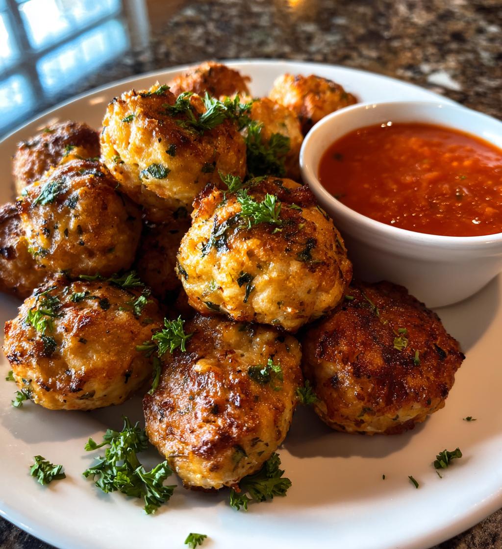 15 minute air fryer turkey meatballs - detail 1