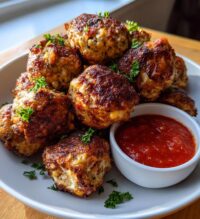 15 minute air fryer turkey meatballs