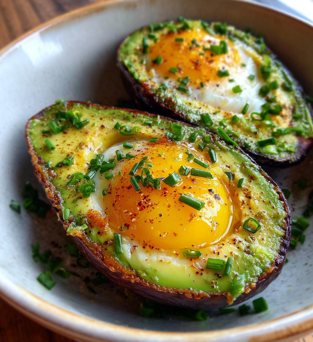 air fryer avocado egg boats breakfast delight - detail 1