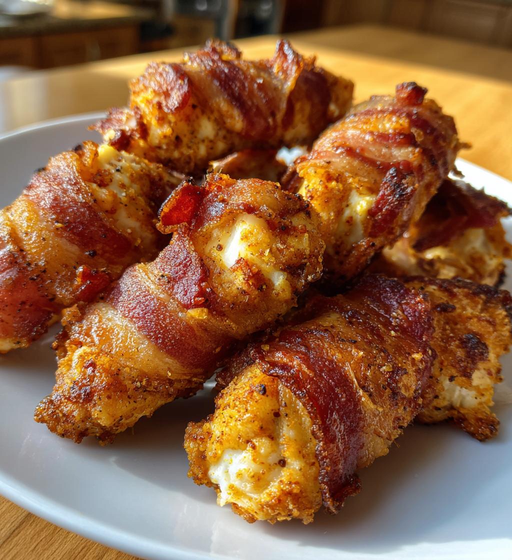 air fryer bacon wrapped chicken tenders recipe a must try - detail 1