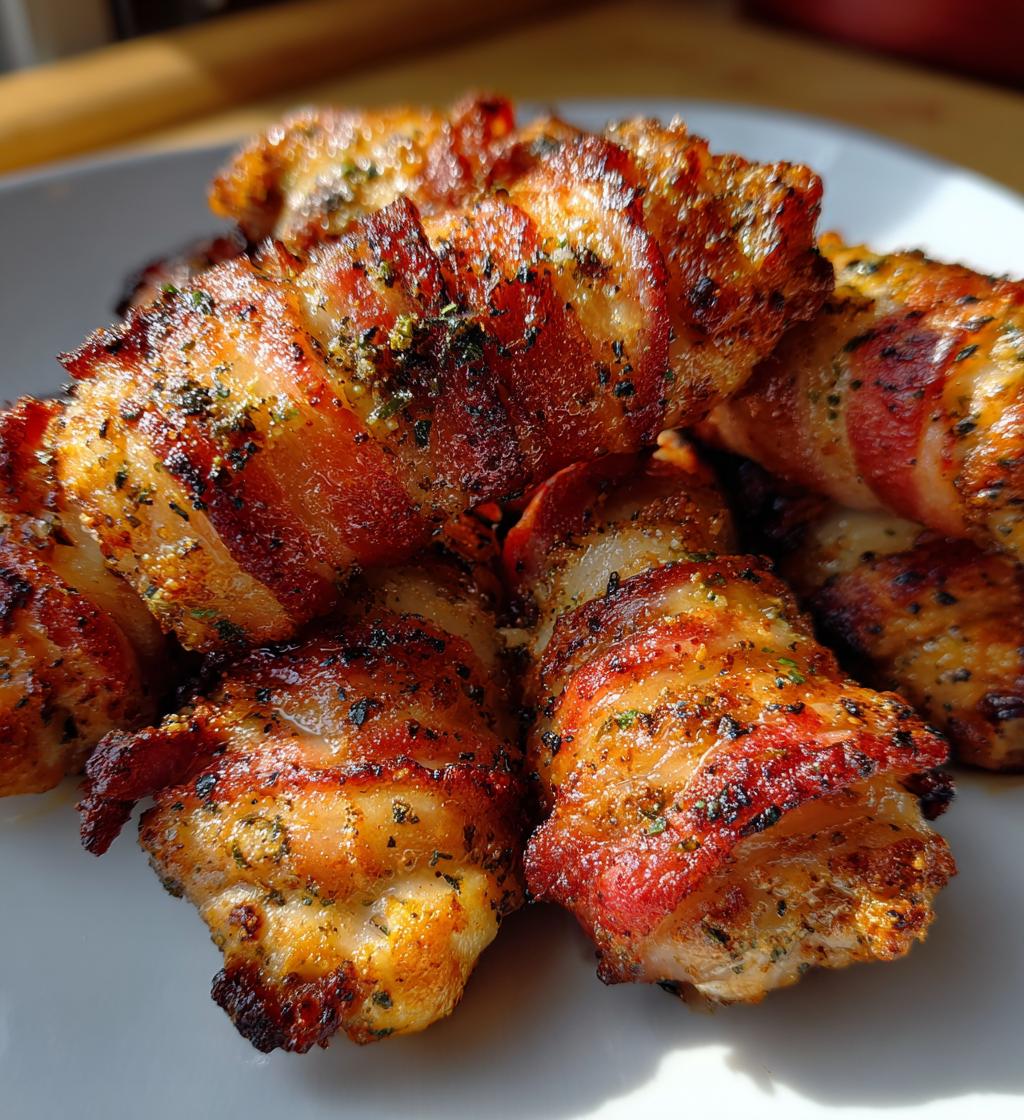 air fryer bacon wrapped chicken tenders recipe a must try