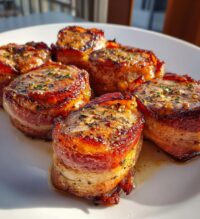 air fryer bacon wrapped pork medallions recipe
