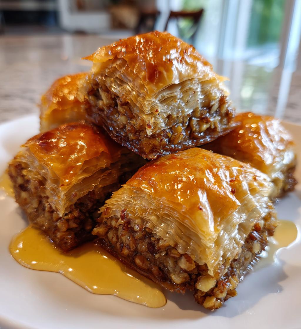 air fryer baklava bites