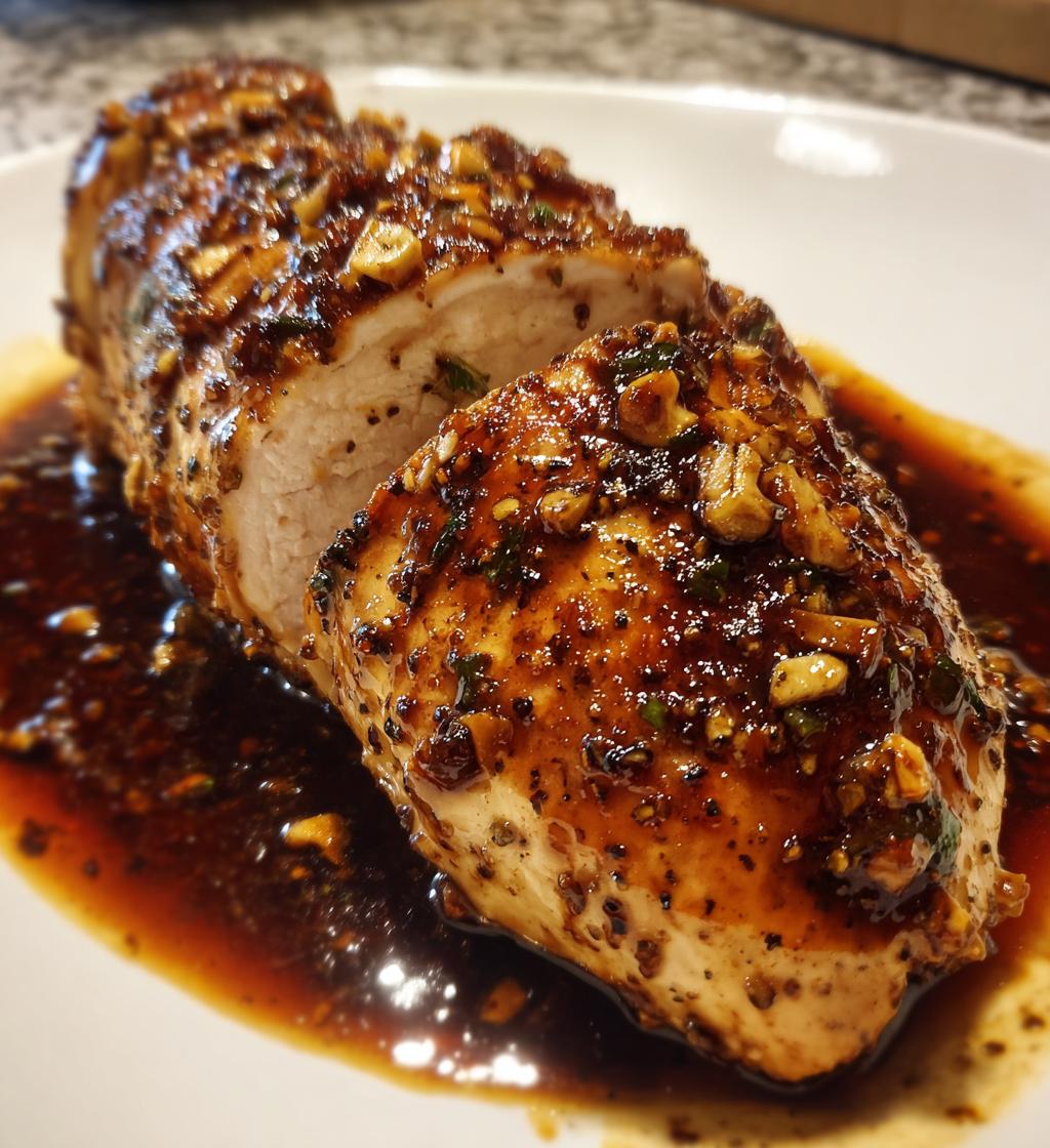 air fryer balsamic glazed chicken breast recipe