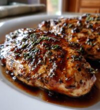 air fryer balsamic glazed chicken fillet recipe