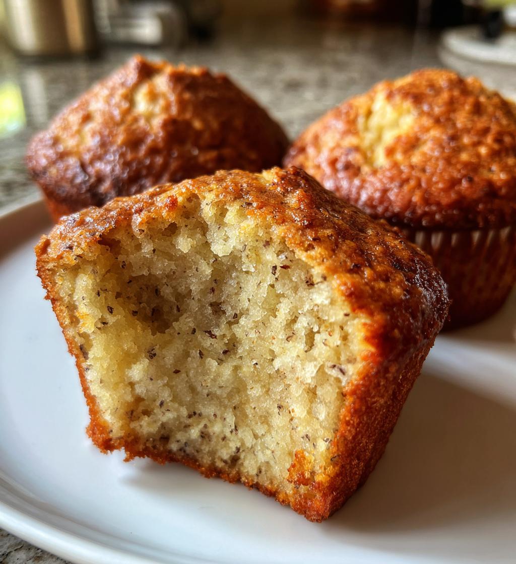 air fryer banana bread muffins - detail 1