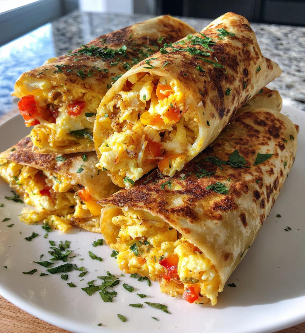 air fryer breakfast burritos