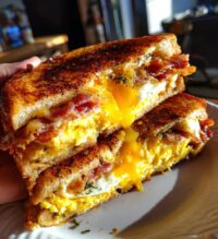 air fryer breakfast sandwich