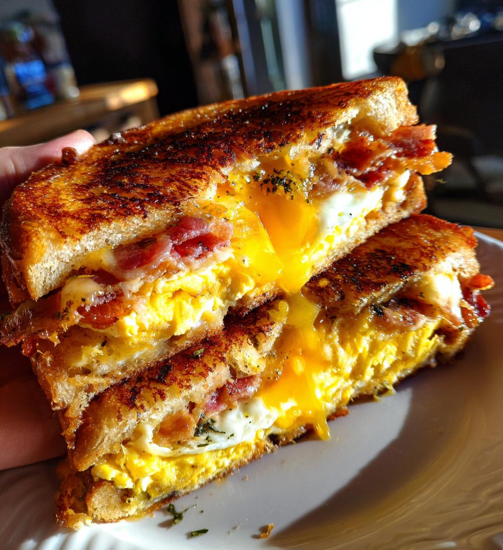 air fryer breakfast sandwich
