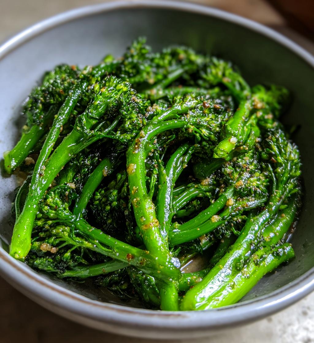 air fryer broccolini recipe healthy side dish