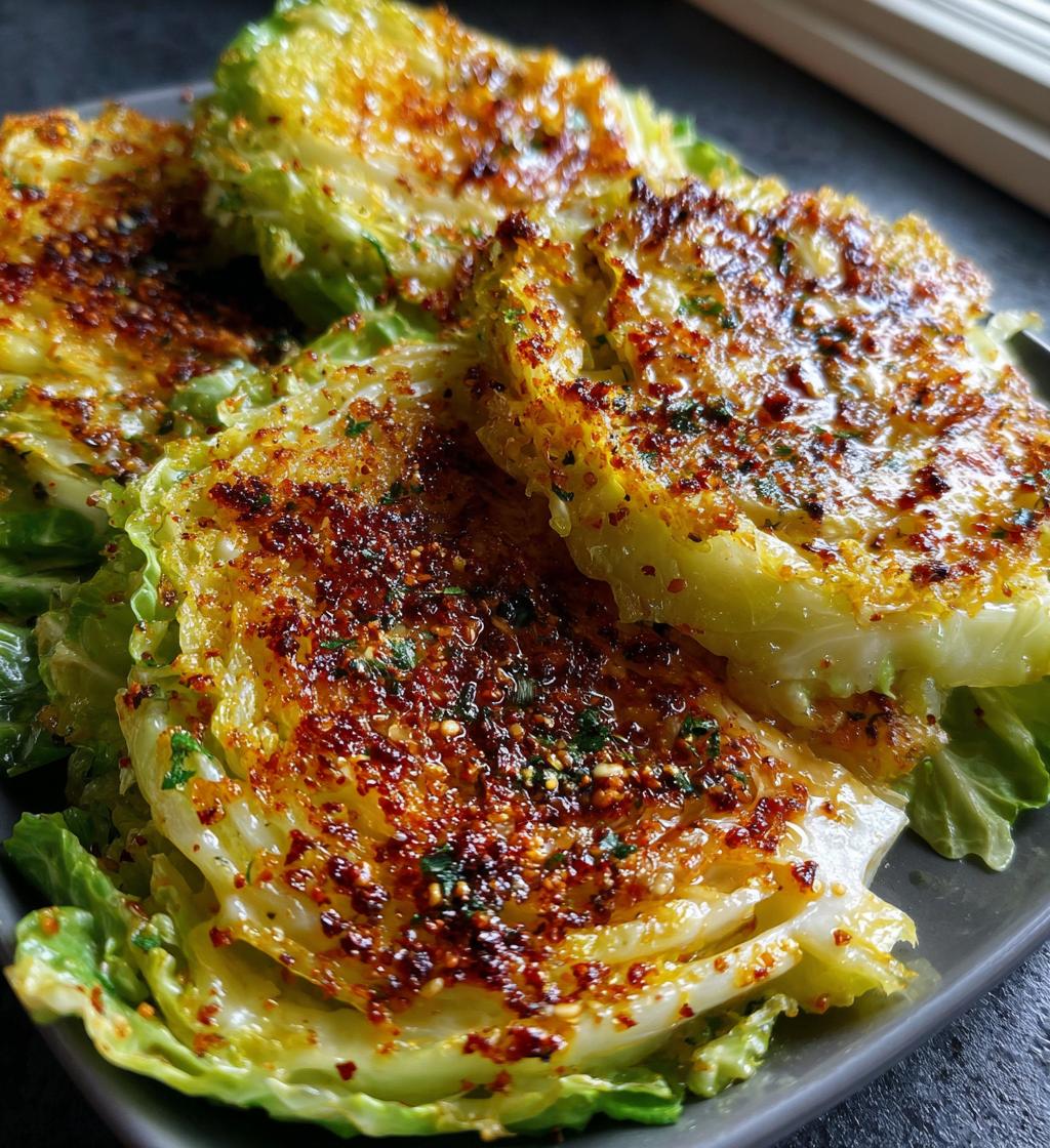 air fryer cabbage steaks delicious healthy side dish - detail 1
