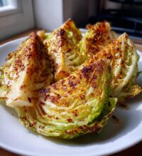 air fryer cabbage wedges crispy delights