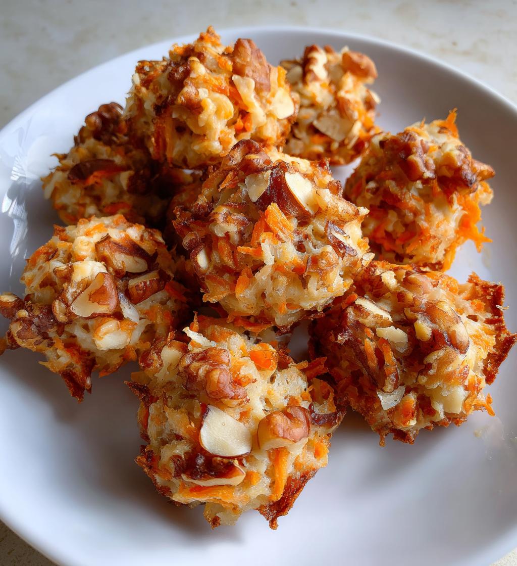 air fryer carrot cake bites - detail 1