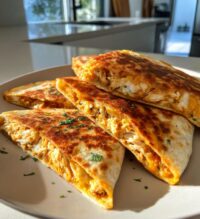 air fryer cheese quesadillas 4 ingredients delight