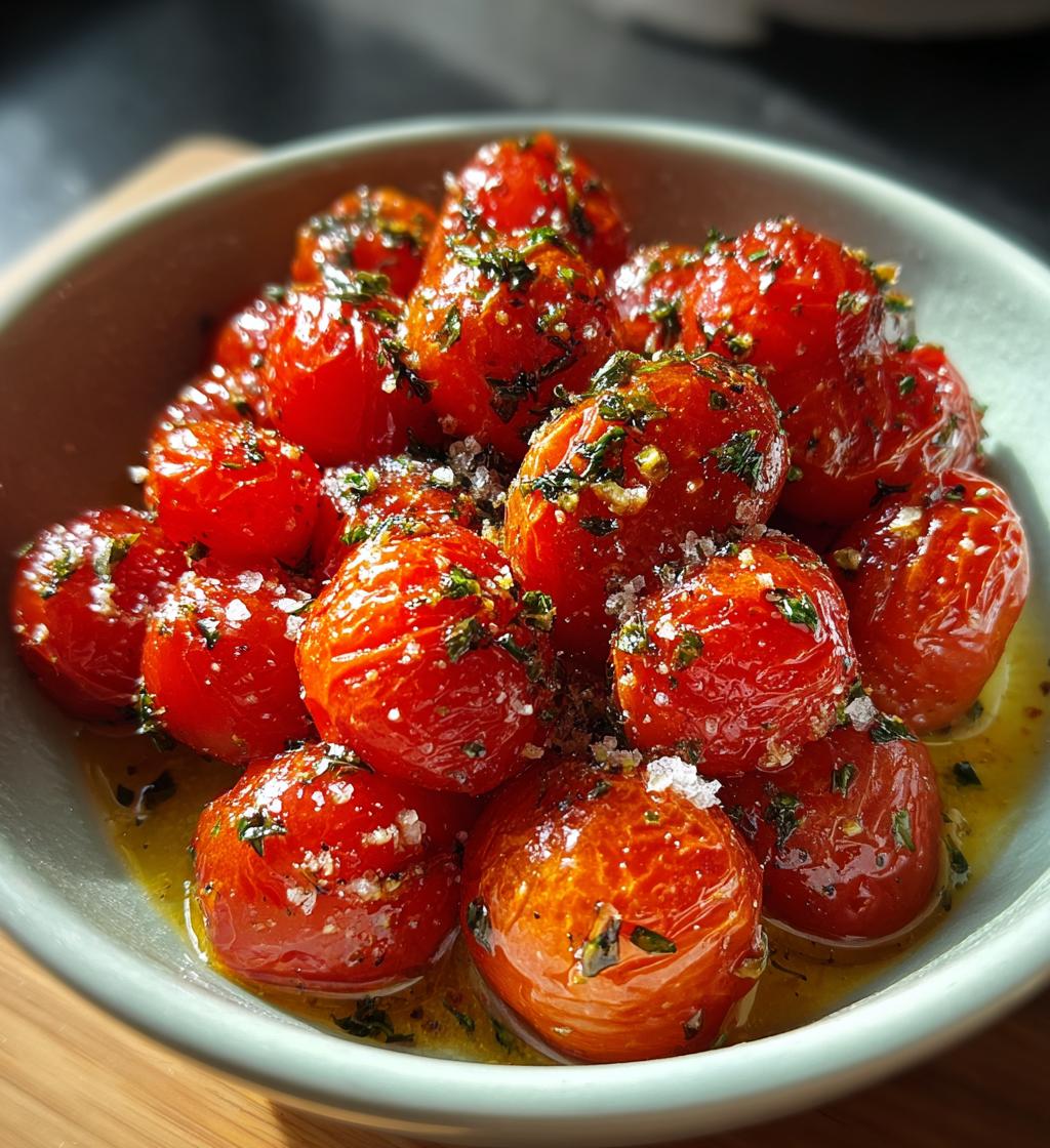 air fryer cherry tomatoes recipe