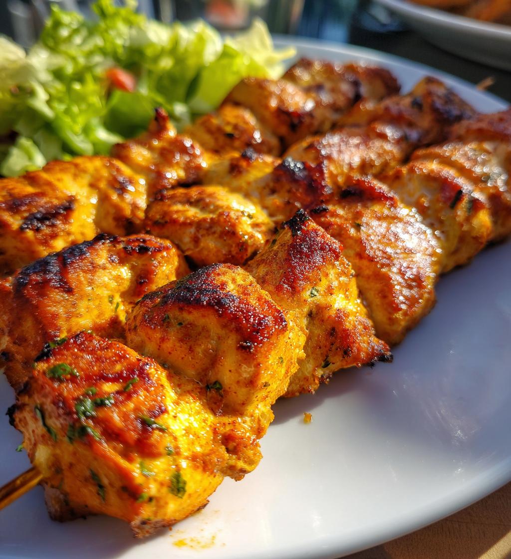 air fryer chicken skewer recipes - detail 1