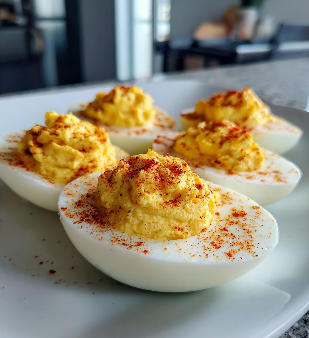air fryer deviled eggs
