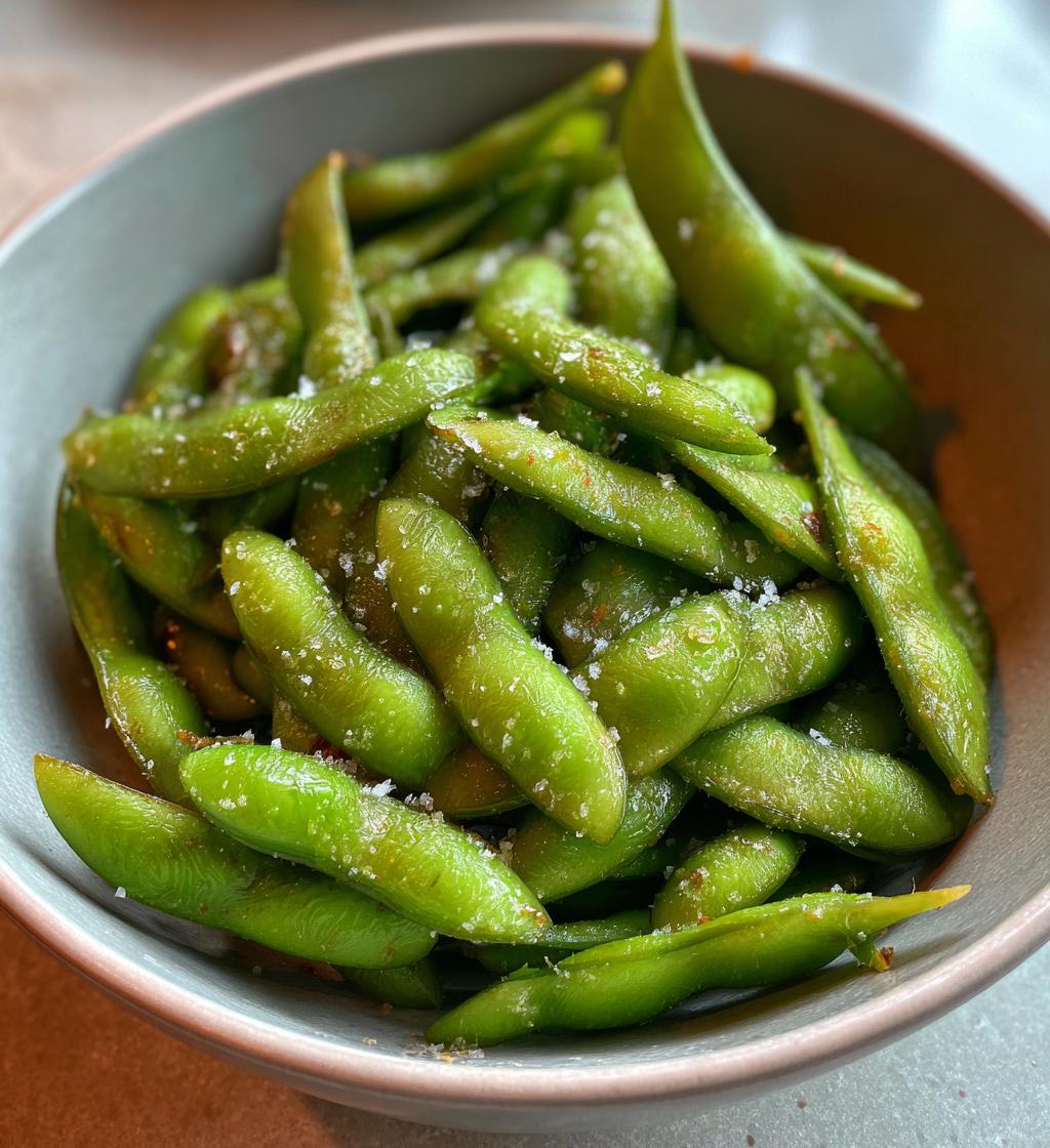 air fryer edamame with sea salt recipe