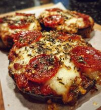 air fryer eggplant pizzas mini low carb pizzas