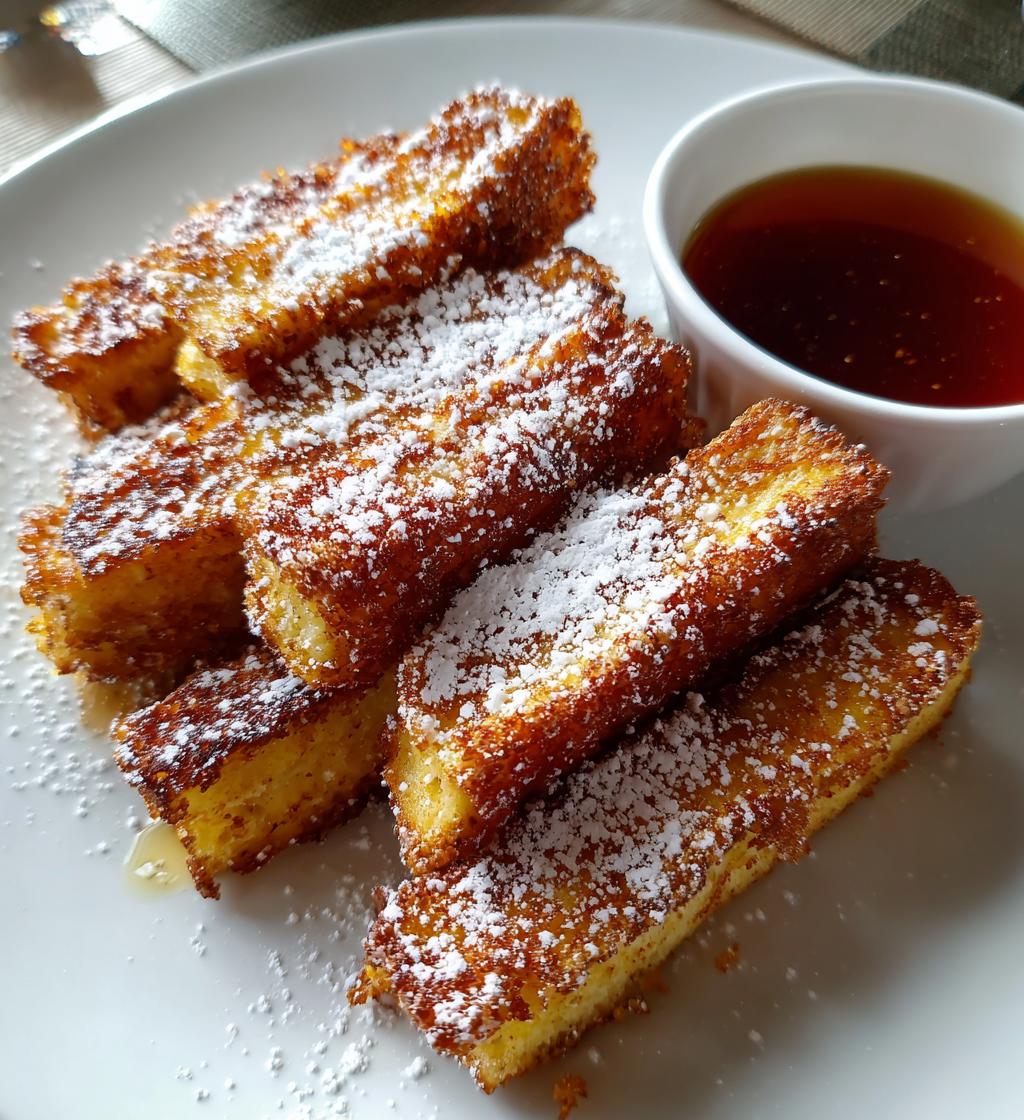air fryer french toast sticks recipe - detail 1