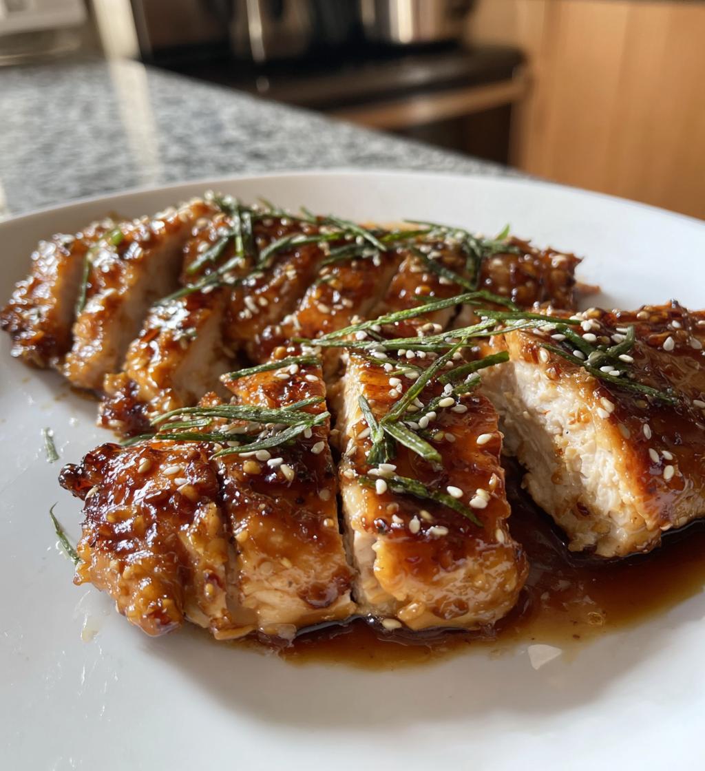 air fryer ginger soy chicken breast recipe