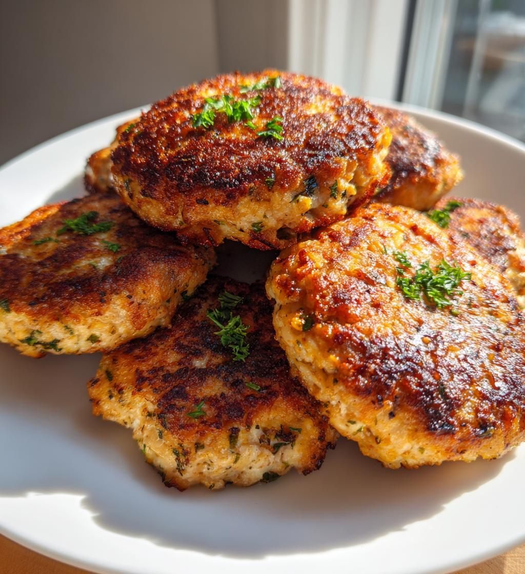 air fryer ground chicken patties juicy variations - detail 1