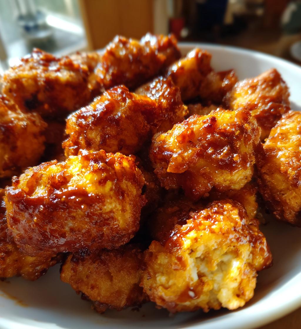 air fryer honey bbq chicken bites