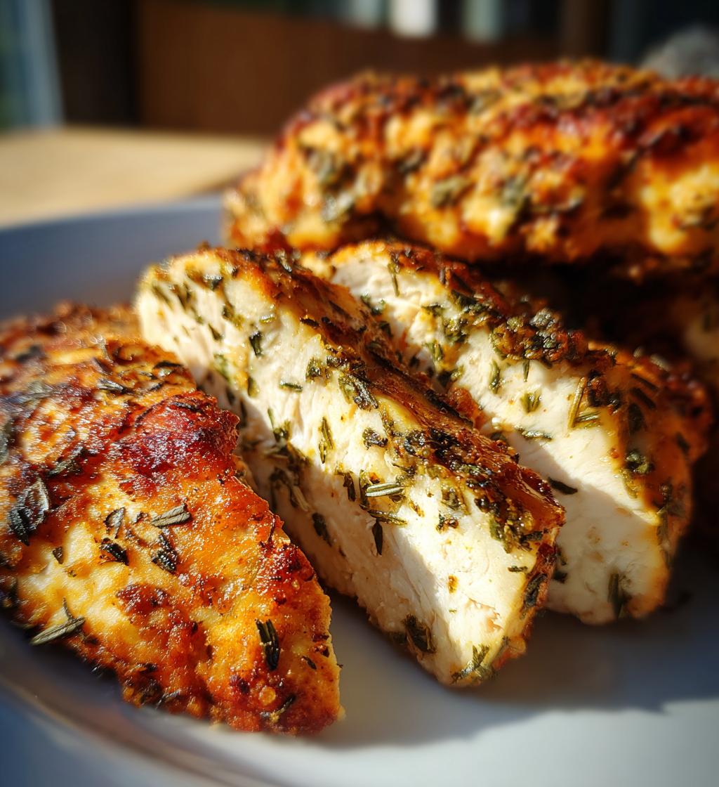 air fryer italian herb chicken fillet recipe - detail 1