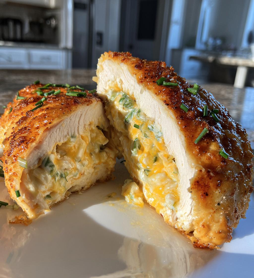 air fryer jalapeno popper stuffed chicken breast bliss - detail 1