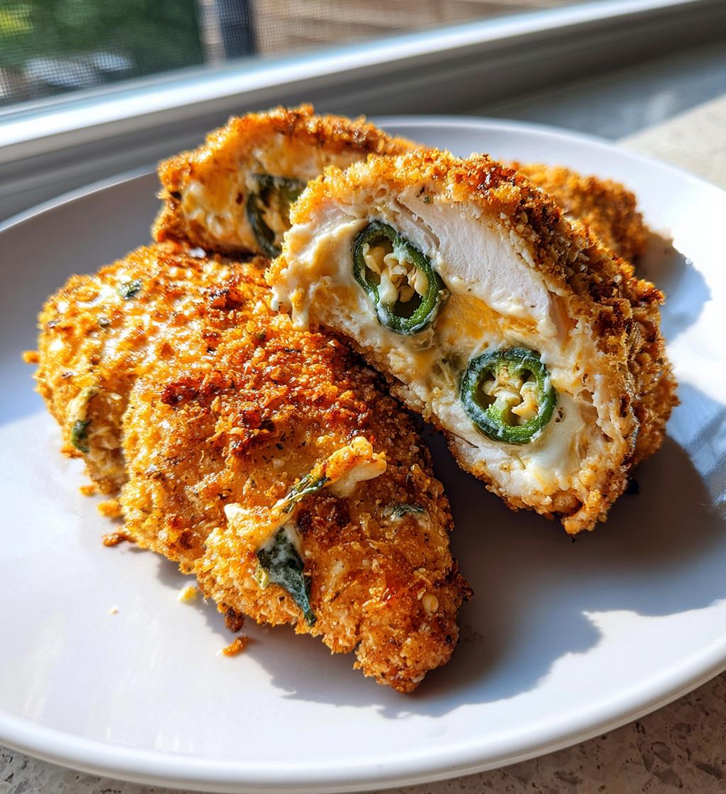 air fryer jalapeno popper stuffed chicken fillet - detail 1