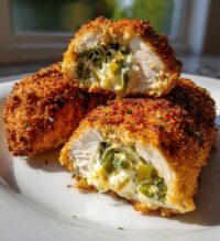 air fryer jalapeno popper stuffed chicken fillet