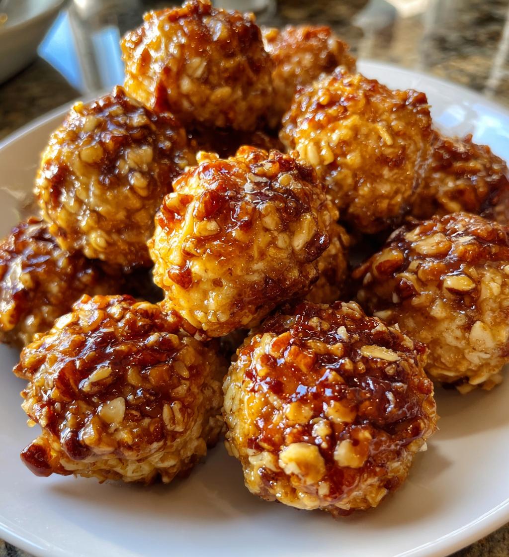 air fryer maple pecan bites recipe - detail 1