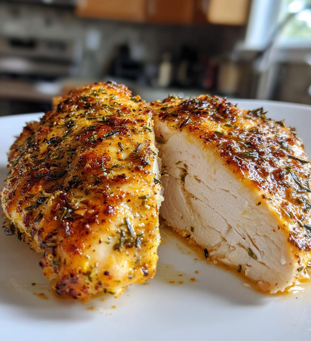 air fryer mediterranean chicken breast - detail 1