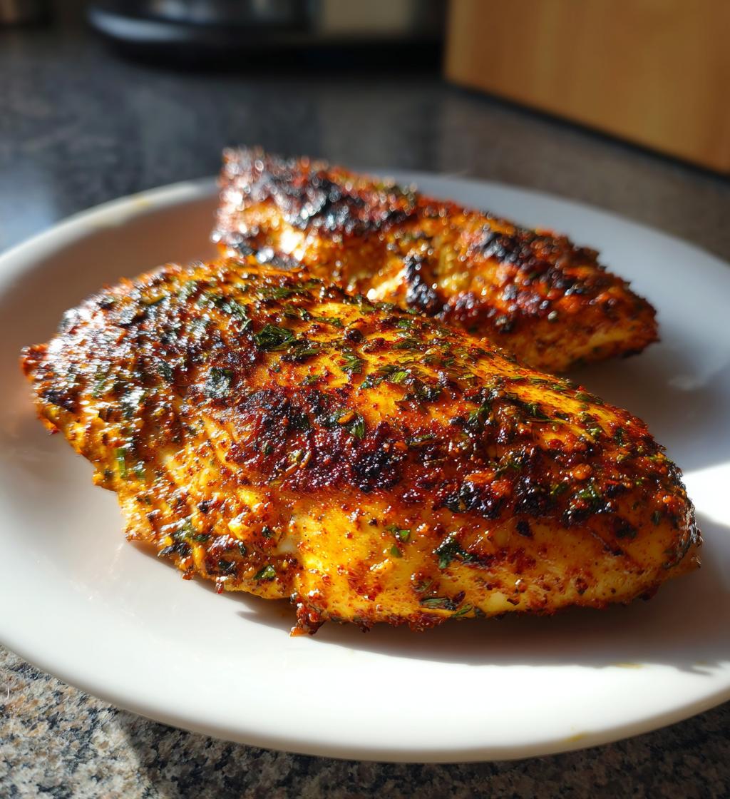 air fryer mexican spiced chicken breast recipe - detail 1