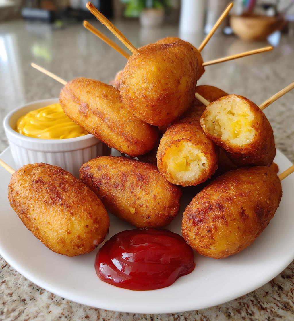 air fryer mini corn dogs recipe - detail 1