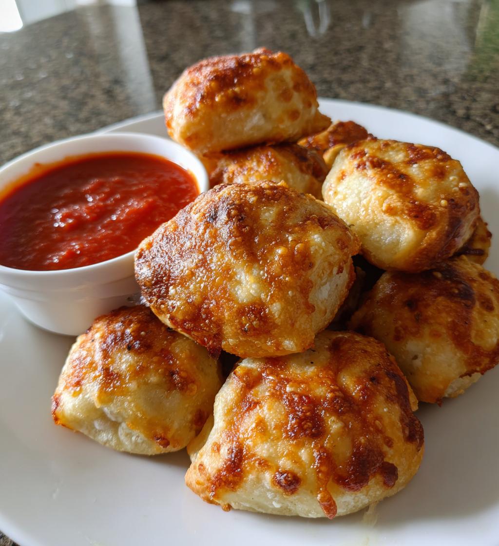 air fryer mini pizza rolls recipe - detail 1