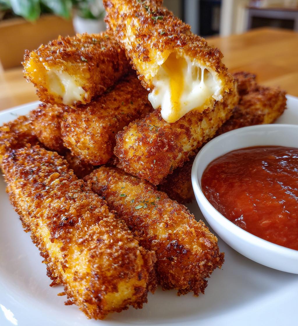 air fryer mozzarella sticks recipe