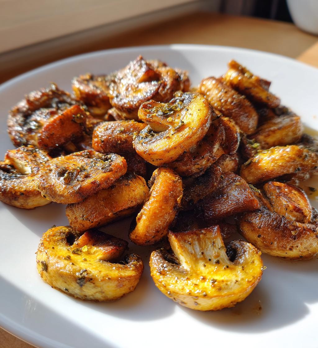 air fryer mushrooms discover a crispy delight today - detail 1